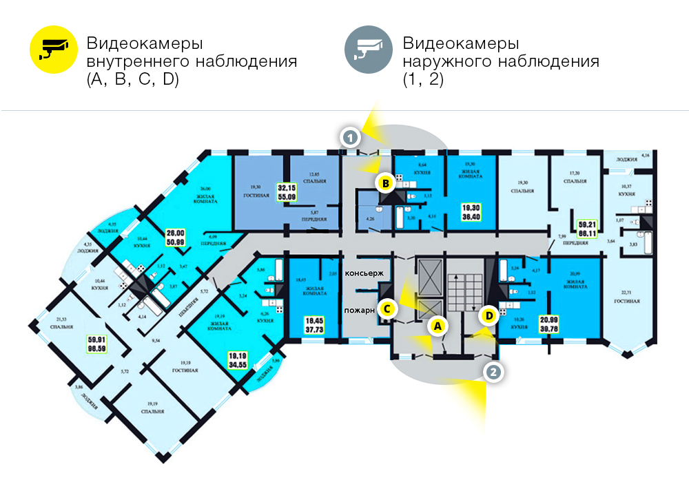 Безопасный дом - видеонаблюдение для многоэтажных домов